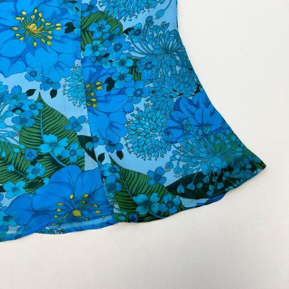 Norton McNaughton Womens Fit n Flare Skirt Floral Below Knee Multicolor Size 12 - Picture 5 of 8